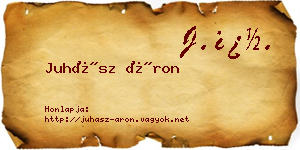Juhász Áron névjegykártya